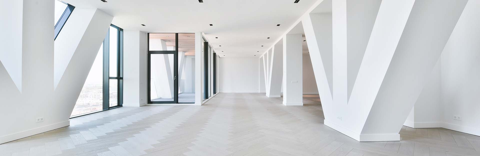 This is a house with a garden on the rooftop